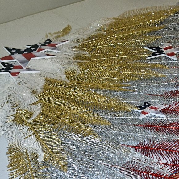 USA America Red White Blue Custom Pageant Costume  ✨️ Bald Eagle  Wings - Picture 6 of 7